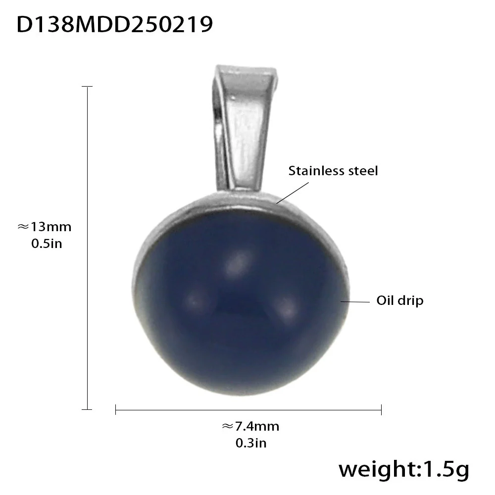 Wholesale Handmade Geometric Fivepointed Star And Ferris Wheel Pendant Necklace For Women Titanium Steel 18K Gold Plated - Image 48