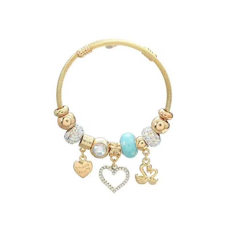 Wholesale Handmade Geometric Gold Stainless Steel Adjustable Bracelet Jewelry - Image 5