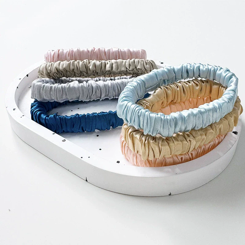 Wholesale Handmade Silk Hair Tie For Women High Elasticity Mulberry Silk Nonpulling Ponytail Head Flower Hair Rope - Image 3