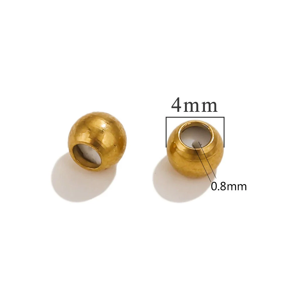 Wholesale Handmade Stainless Steel And Silicone Loose Round Beads Jewelry With Glossy Geometric Design And Electroplating - Image 12