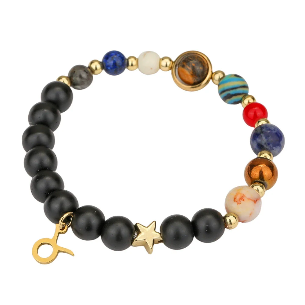 Wholesale Handmade Unisex Beaded Bracelet With Stainless Steel Stone Alloy And Geometric Pendant - Image 8