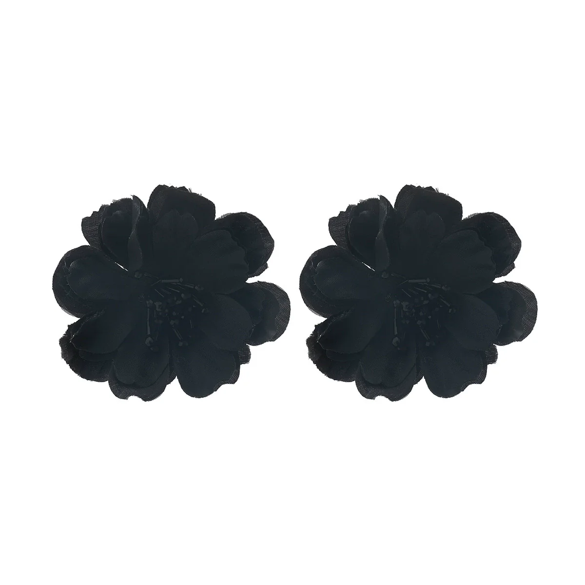 Wholesale Handmade Zinc Alloy Flower Earrings Light Luxury Style Hand Knitted - Image 10
