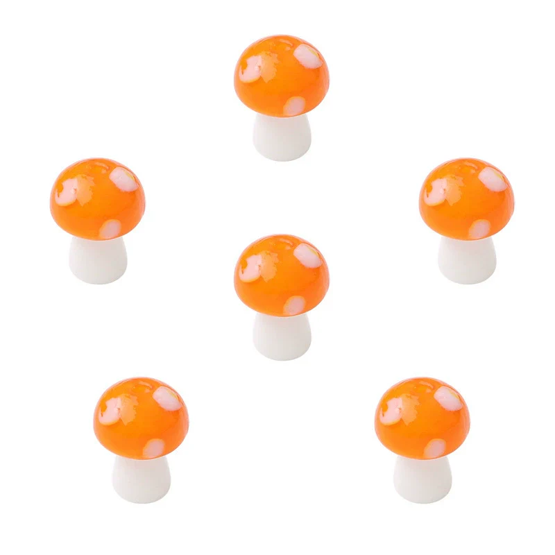 Wholesale Handpainted Glass Glaze Mushroom Beads Jewelry Earrings Necklace Bracelet Materials - Image 14