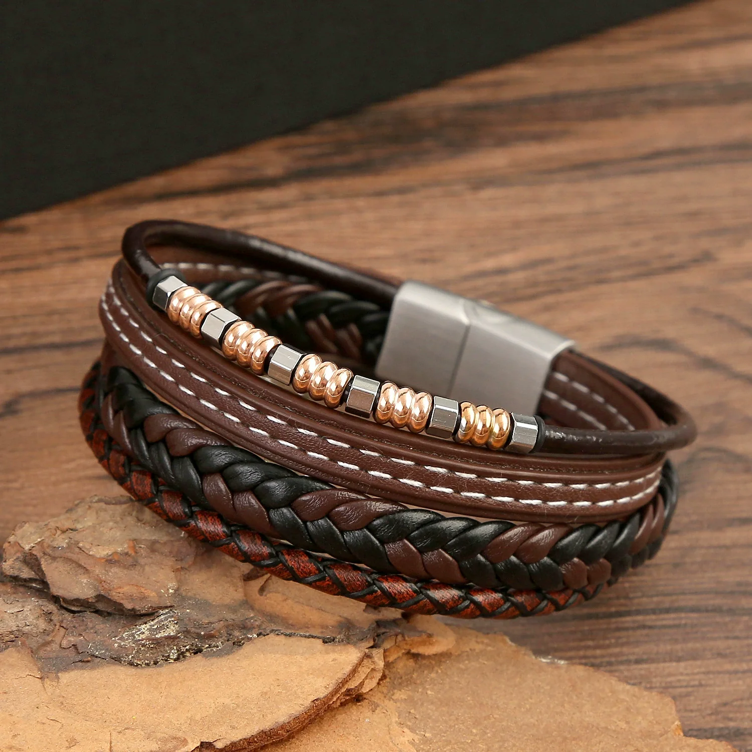 Wholesale Handwoven Stainless Steel Bracelets For Men And Women Original Design - Image 3