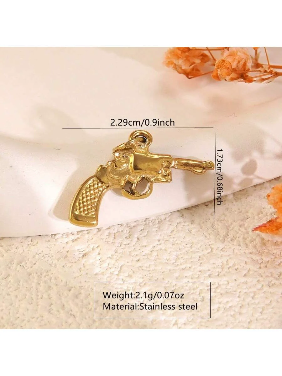 Wholesale Heart Shape Stainless Steel Electroplated Necklace Pendant Accessories Retro Fashion Diy - Image 11