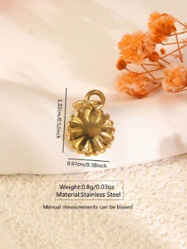 Wholesale Heart Shape Stainless Steel Electroplated Necklace Pendant Accessories Retro Fashion Diy - Image 12