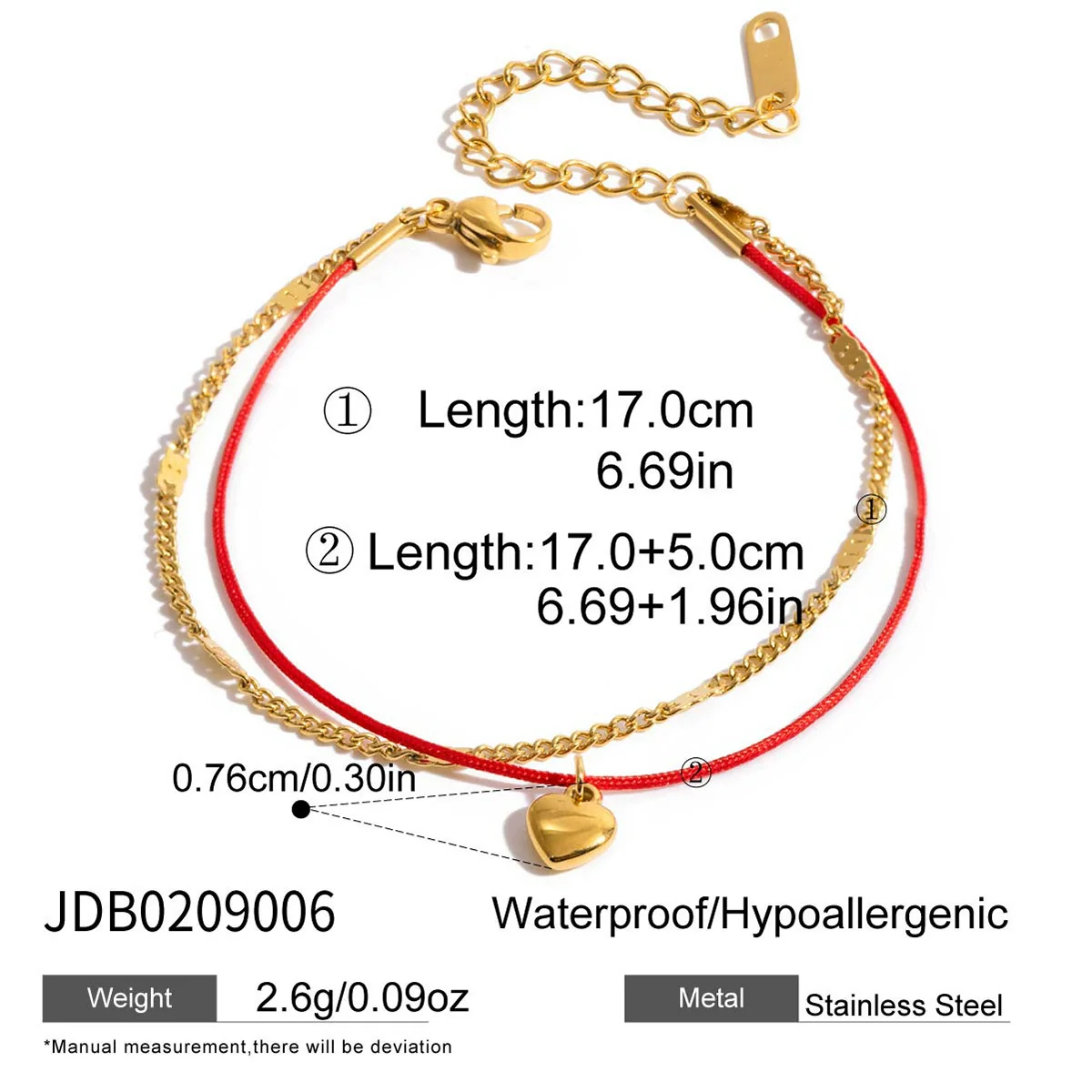 Wholesale Heart Shape Stainless Steel Gold Plated Simple Pendant Necklace For Women - Image 7