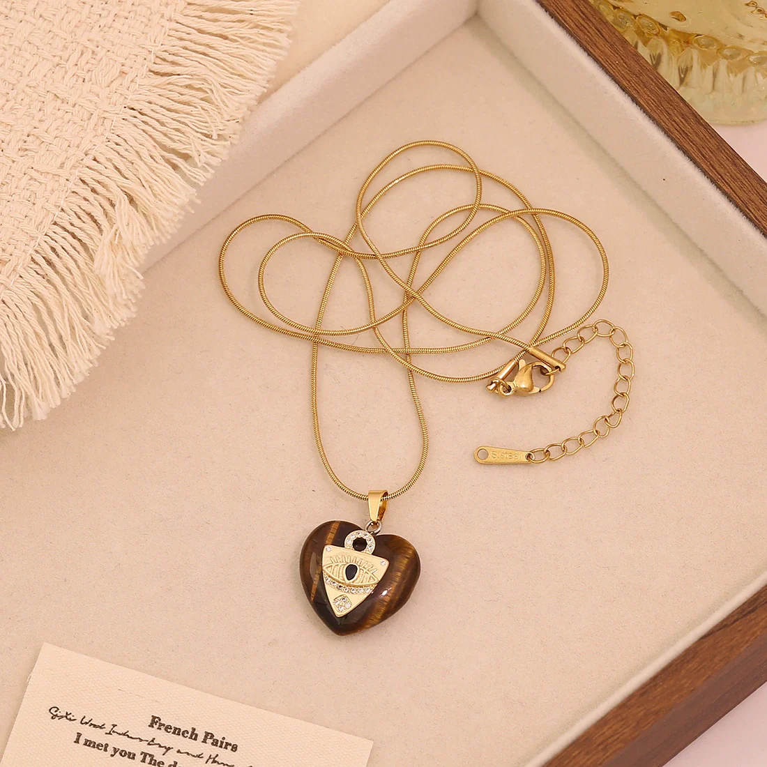 Wholesale Heart Shape Stainless Steel Pendant Necklace Accessories - Image 19