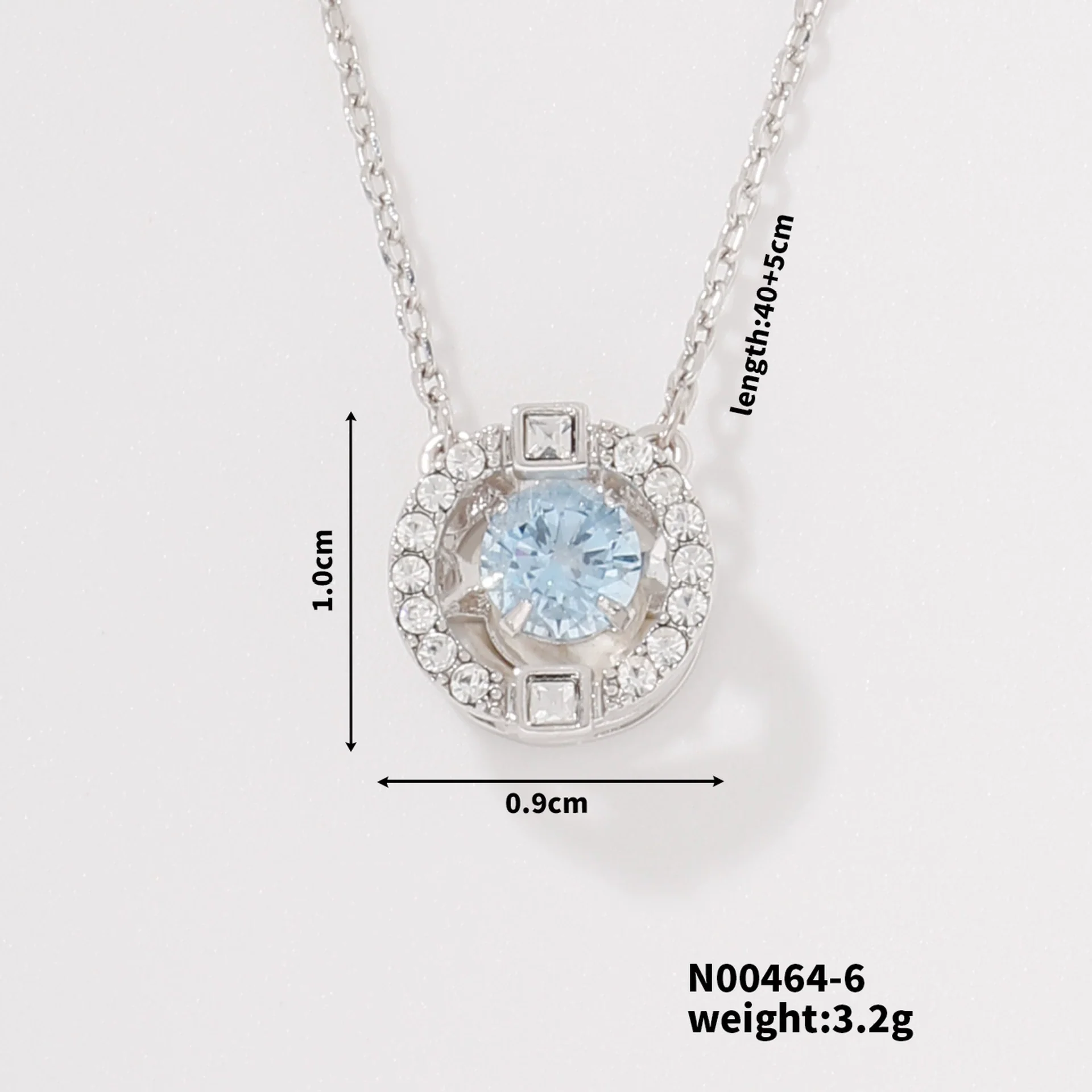 Wholesale Heart Shaped Stainless Steel And Copper Zircon Pendant Necklace With Electroplating In Fashion Geometric Style For Women - Image 7