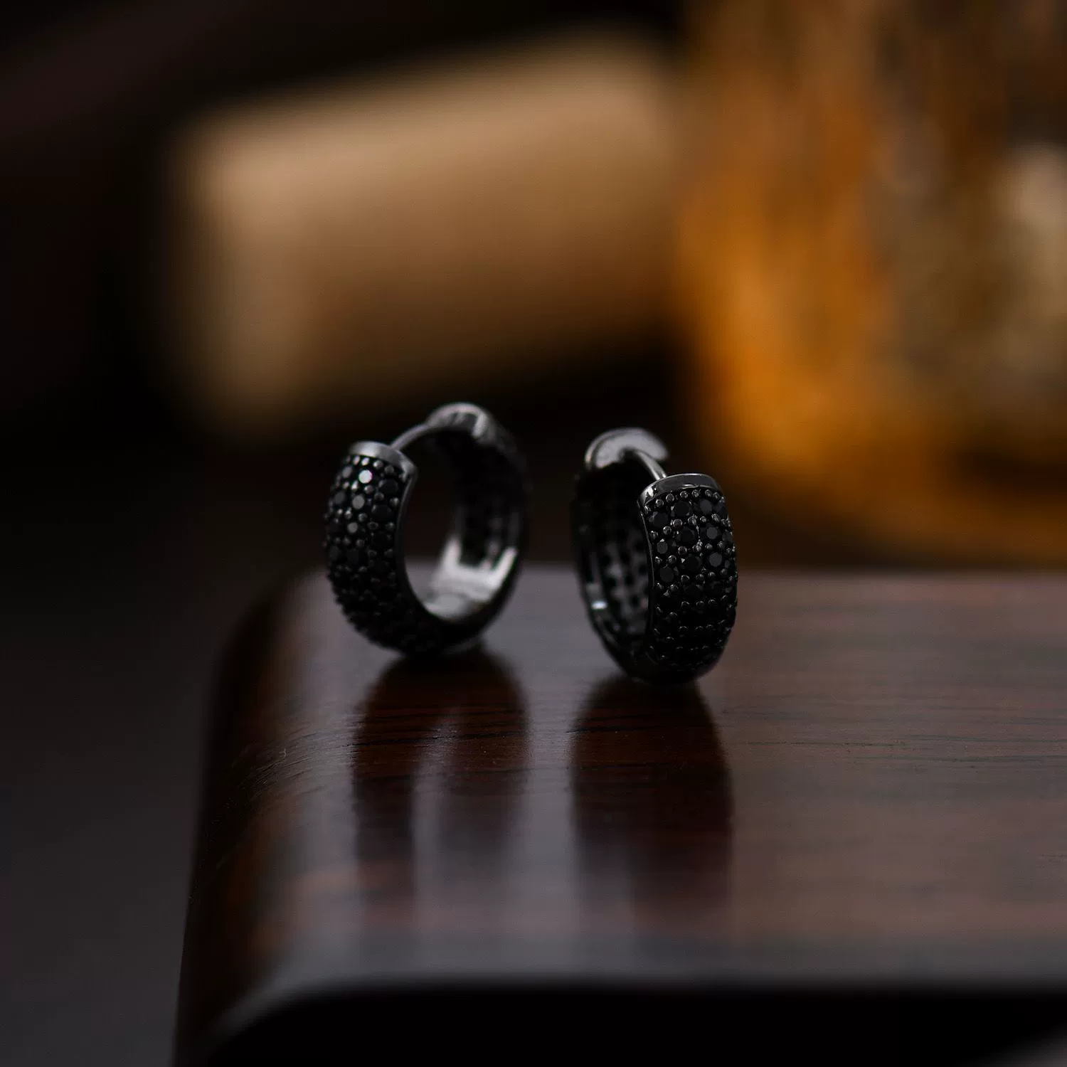 Wholesale Hip Hop Punk Earrings Copper Inlaid With Zircon Ushape Geometric Style Unisex - Image 4