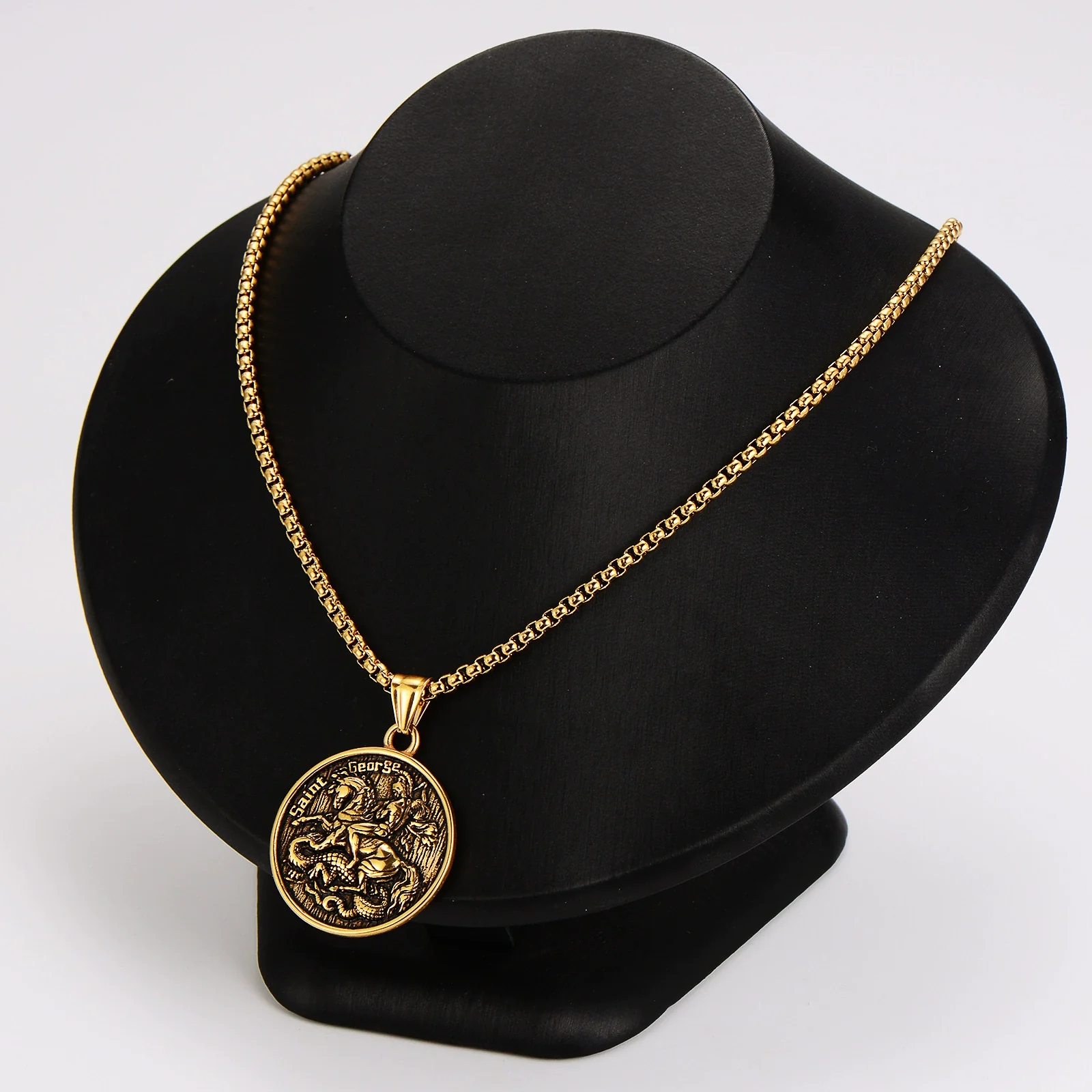 Wholesale Hip Hop Retro Pendant Necklace Stainless Steel Electroplated - Image 5