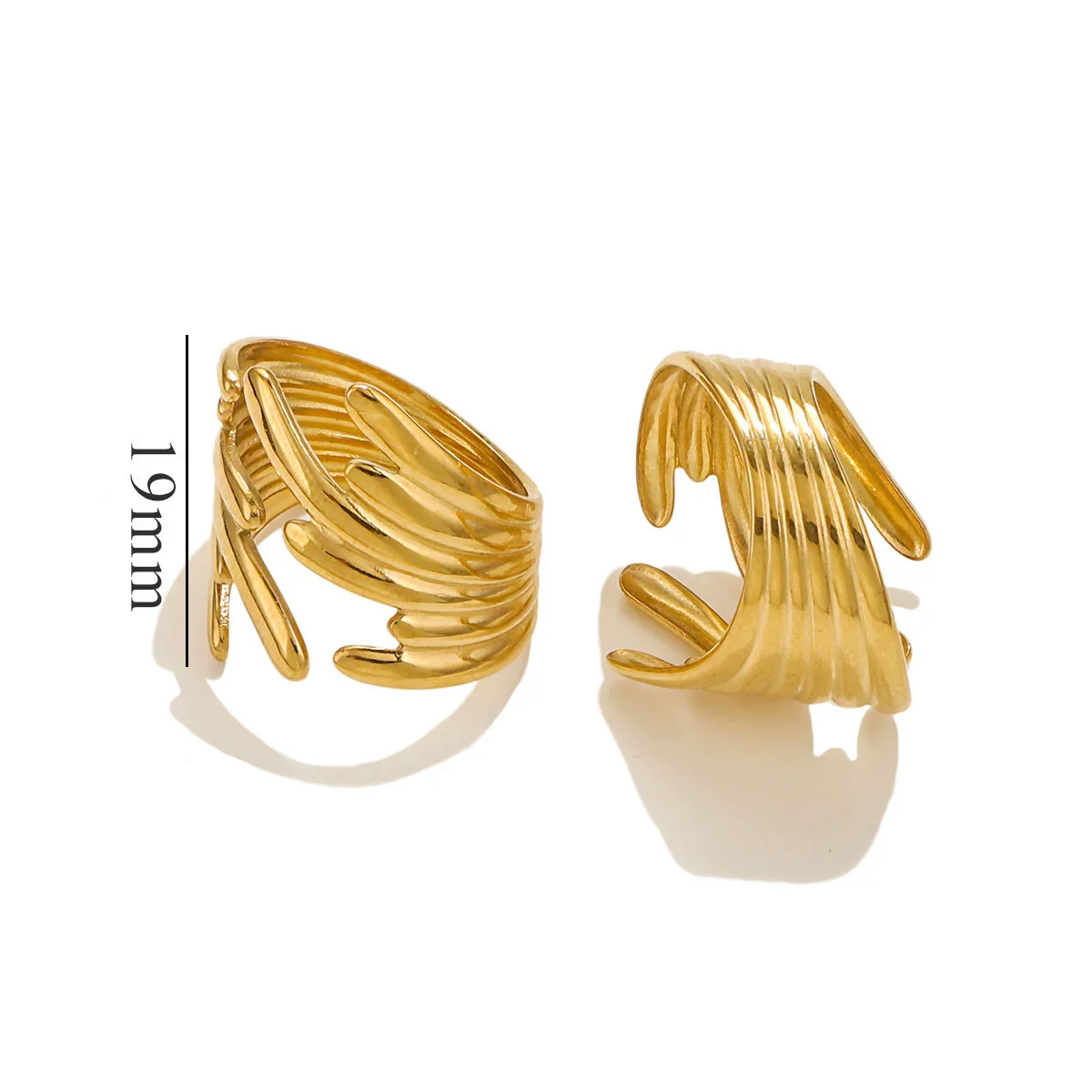 Wholesale Hip Hop Style Stainless Steel Heart Ring And Bracelet Accessories - Image 7