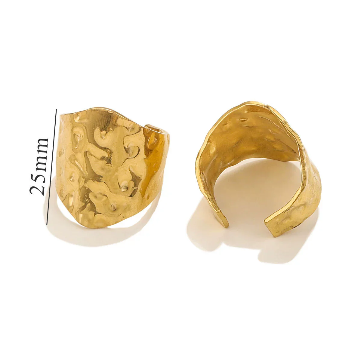 Wholesale Hip Hop Style Stainless Steel Heart Ring And Bracelet Accessories - Image 9