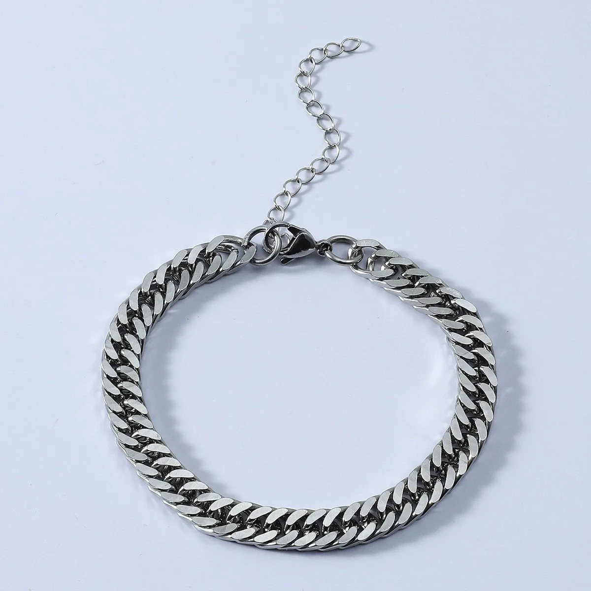 Wholesale Hiphop Cuban Chain Necklace Titanium Steel Geometric Electroplated Jewelry - Image 7