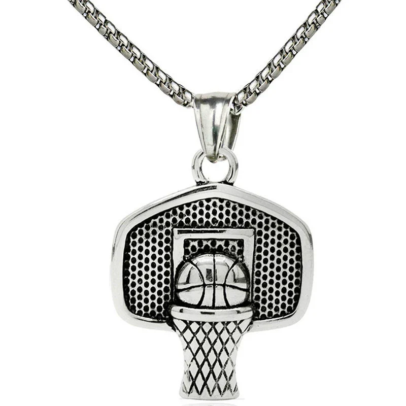Wholesale Hiphop Jewelry Alloy Geometric Pendant With Electroplating And Bamboo Chain