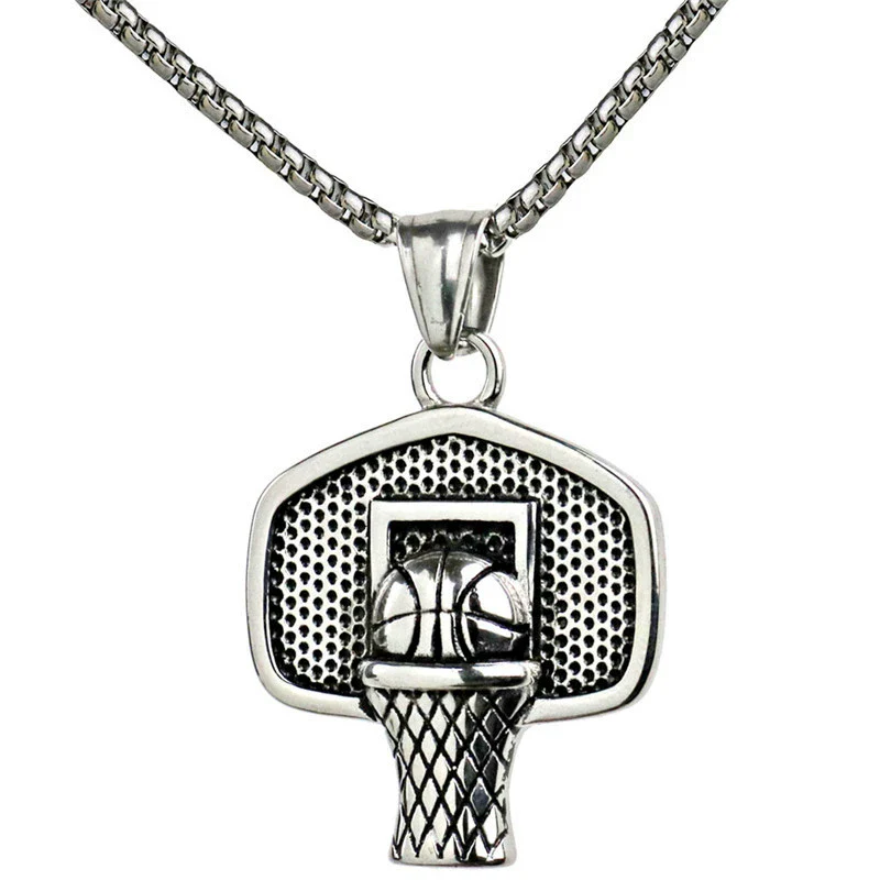 Wholesale Hiphop Jewelry Alloy Geometric Pendant With Electroplating And Bamboo Chain - Image 5