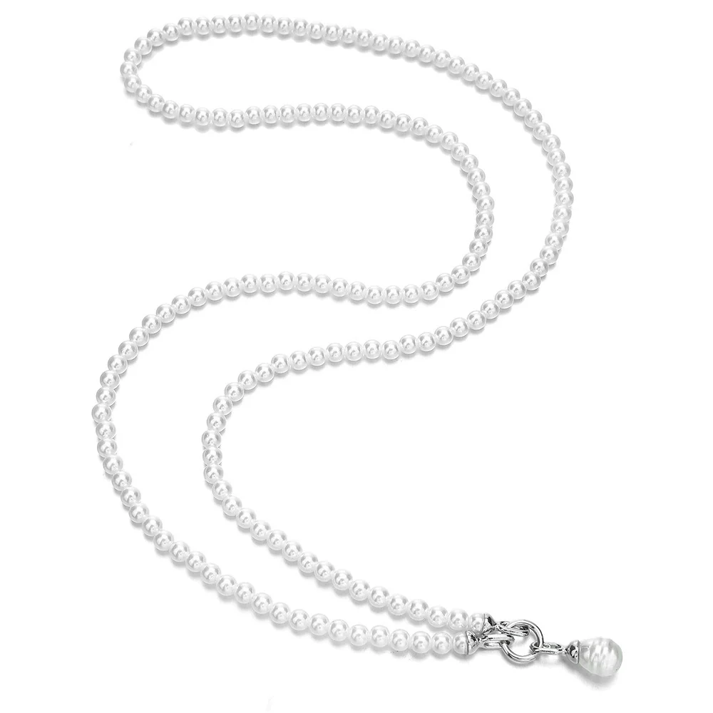 Wholesale Imitation Pearl Alloy Geometric Handmade Waist Chain And Necklace - Image 5