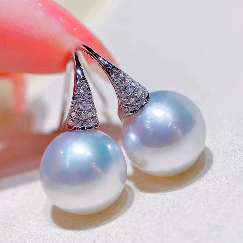 Wholesale Imitation Pearl Zircon Earrings For Women Copper Animal Zodiac Geometric Style
