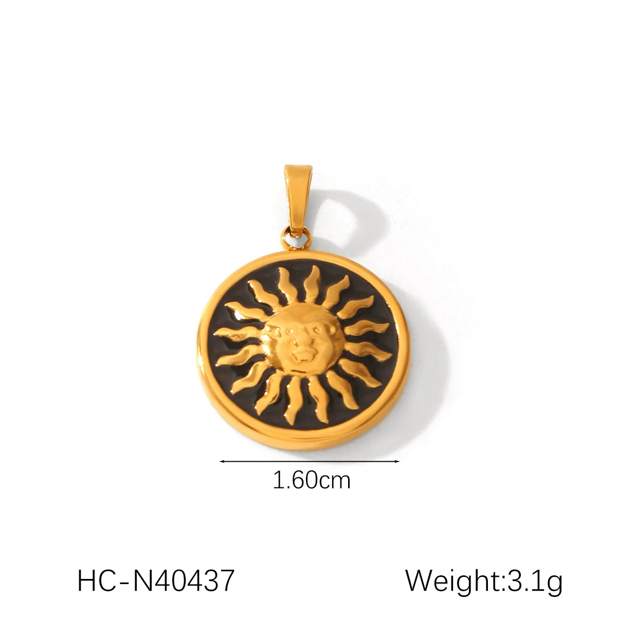 Wholesale Ins Style Dripping Oil Stainless Steel Jewelry Accessories With Star Moon Heart Love Eyes Fish Patterns For Women - Image 12