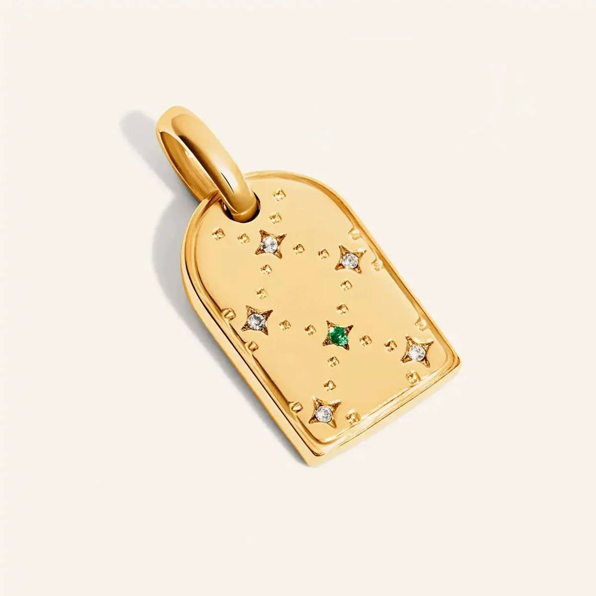 Wholesale Ins Style Minimalist Starry Sky Birthstone Copper Pendant Electroplated Jewelry Accessories - Image 4