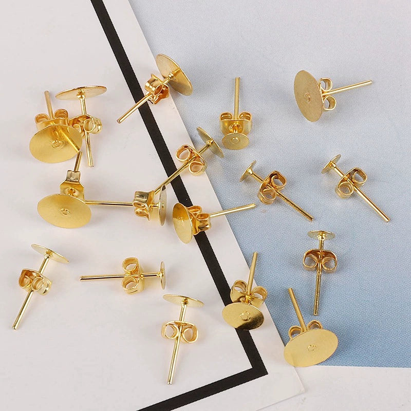 Wholesale Iron Earplugs For Handmade Earrings Jewelry Accessories - Image 3