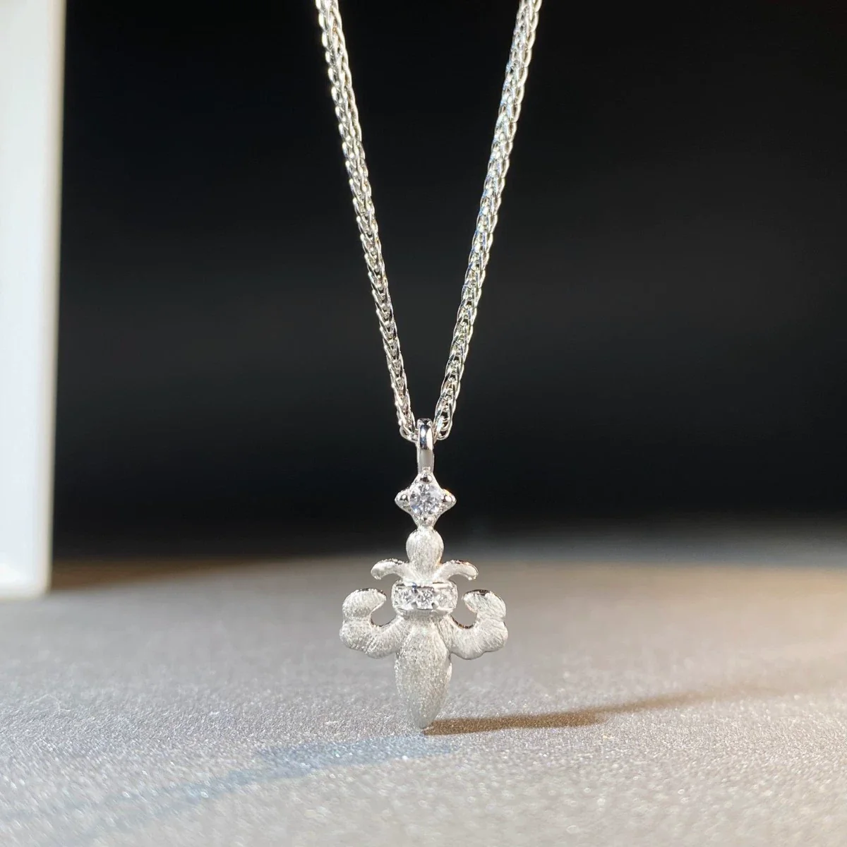 Wholesale Jewelry 925 Sterling Silver 18K Gold Plated Brushed Fashion Geometric Cross Crown Roman Numerals Women's Necklace Earrings Bracelet - Image 6