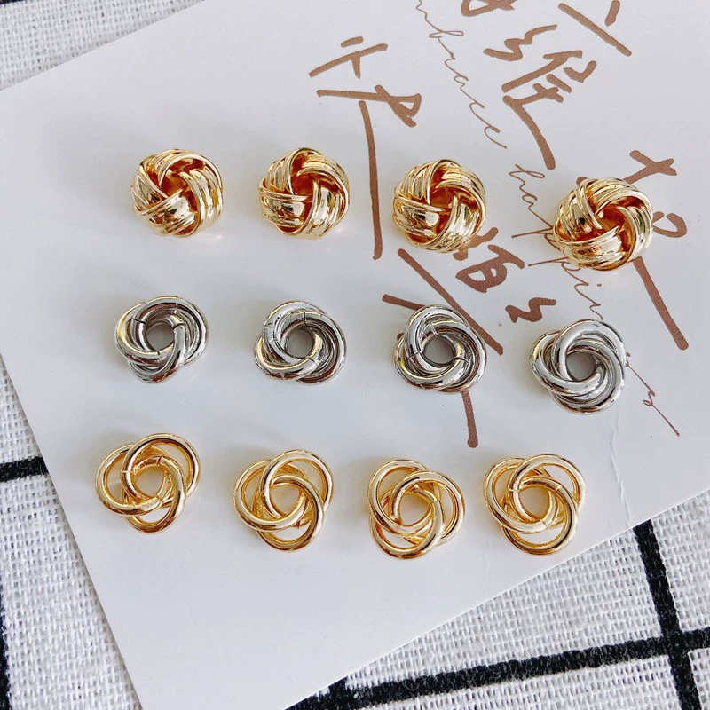 Wholesale Jewelry Accessories Copper With Copper Plating And Gold Beads For Ring Earrings Necklace - Image 4