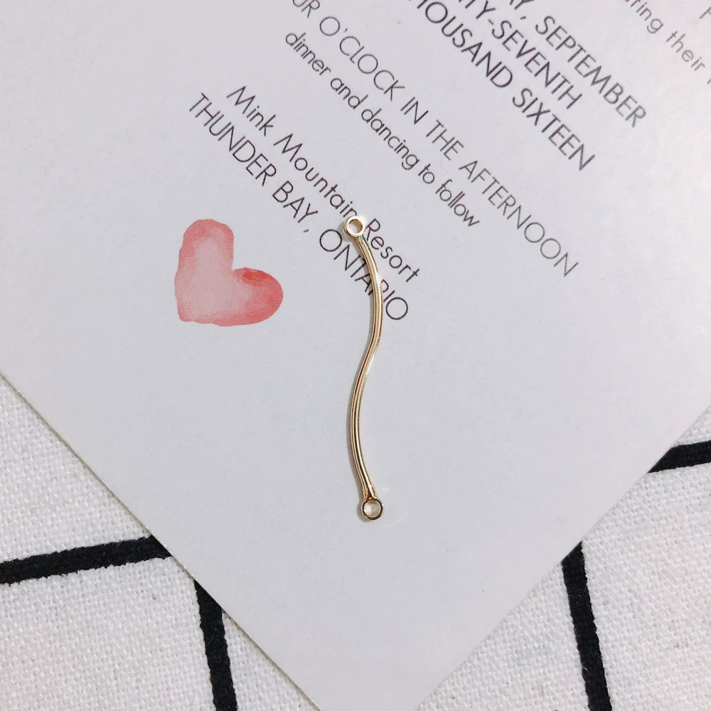 Wholesale Jewelry Accessories Electroplating Sshaped Pendant Tassel Material - Image 4