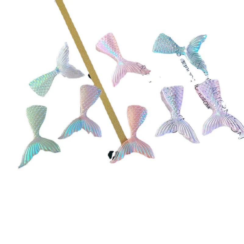 Wholesale Jewelry Accessories Plastic Resin Environmental Protection Mermaid Fishtail Hairpin - Image 4