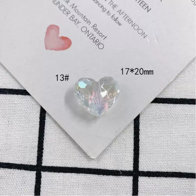 Wholesale Jewelry Accessories Plastic Resin Geometric Round Flower Love Pendant - Image 18