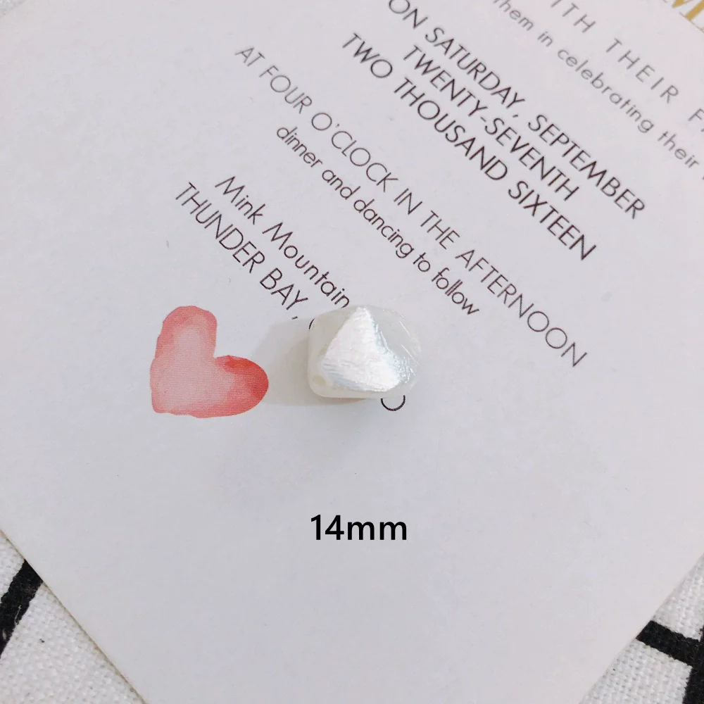 Wholesale Jewelry Accessories Plastic Resin Imitation Pearl Shaped Beads Earrings Hair Accessories With Magic Pearlescent Wrinkle Effect - Image 14