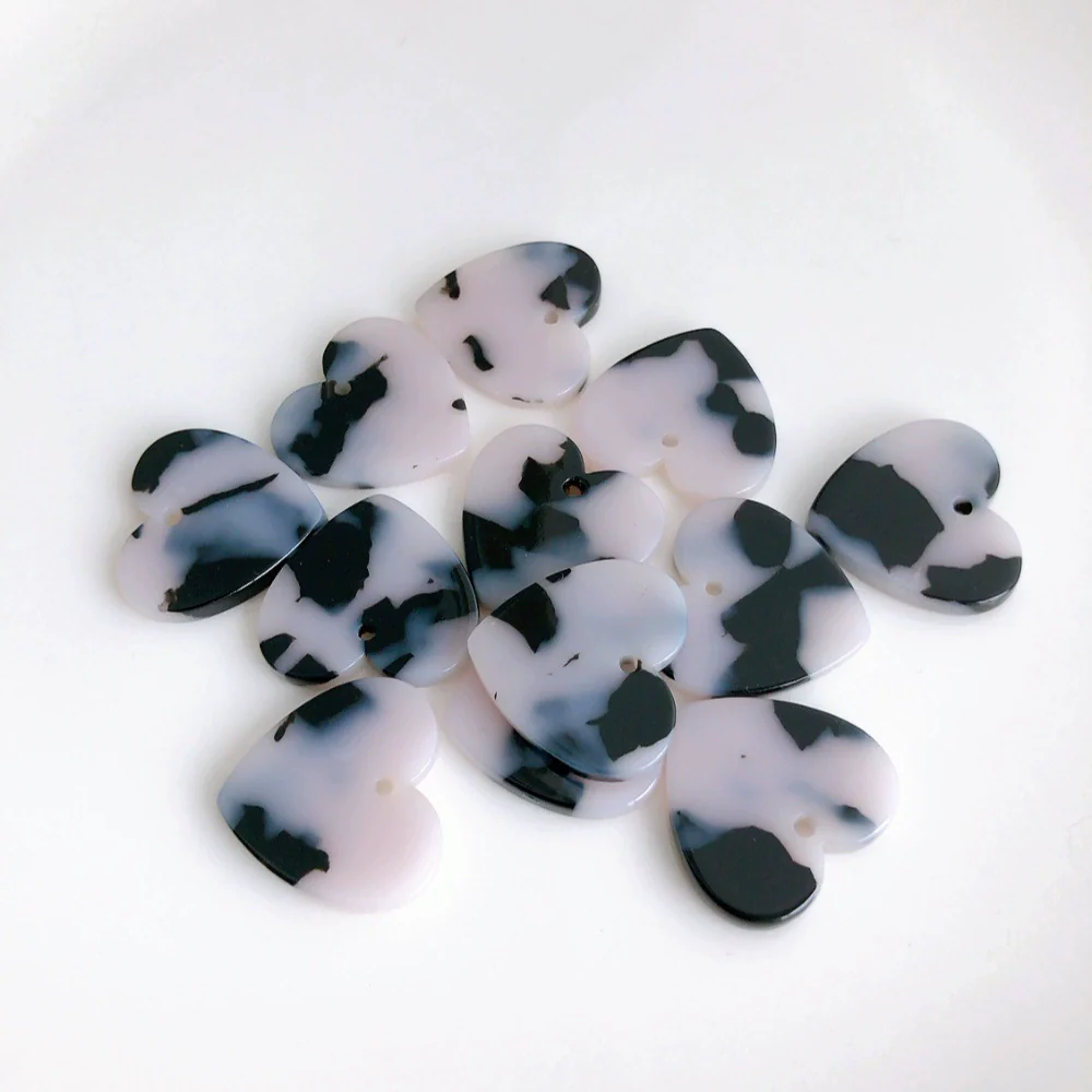 Wholesale Jewelry Accessories Plastic Resin Love Art Earrings Bracelet Pendant Harajuku Style - Image 5