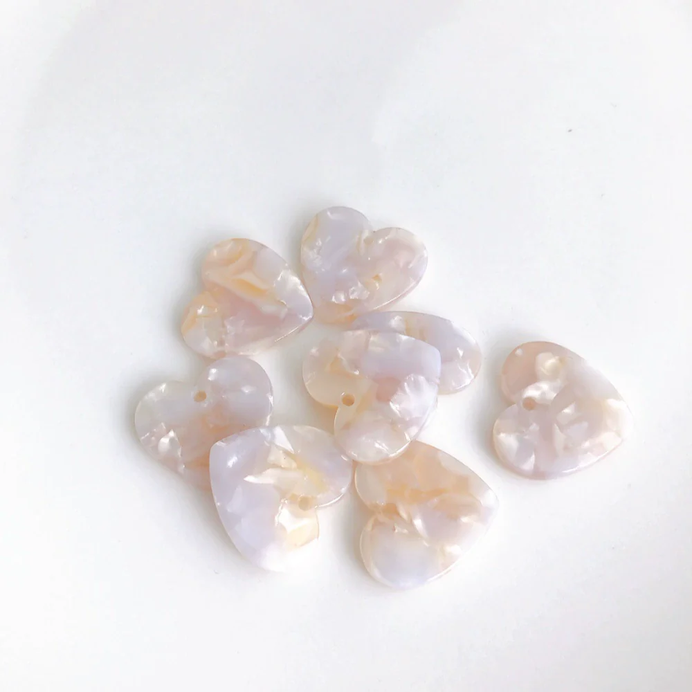 Wholesale Jewelry Accessories Plastic Resin Love Art Earrings Bracelet Pendant Harajuku Style - Image 8