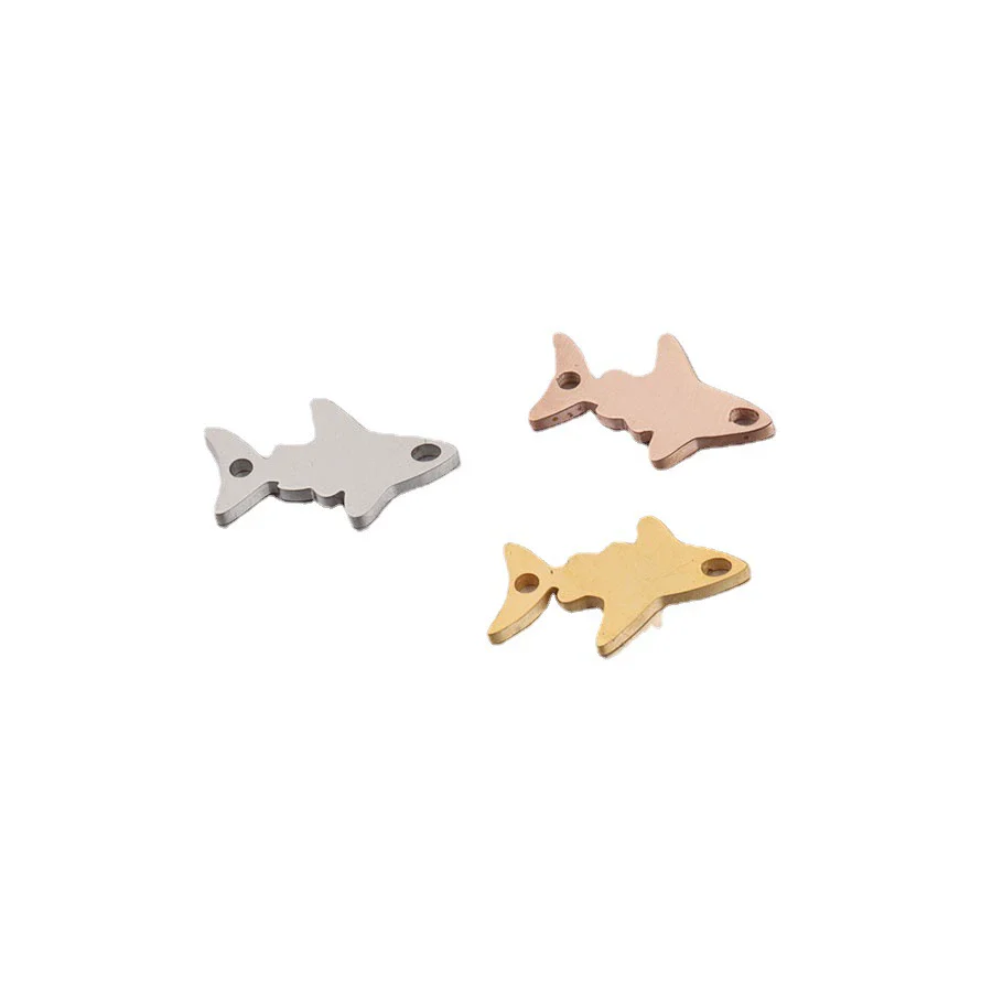 Wholesale Jewelry Accessories Stainless Steel Shark Pendant Mirror Polished Glossy - Image 4