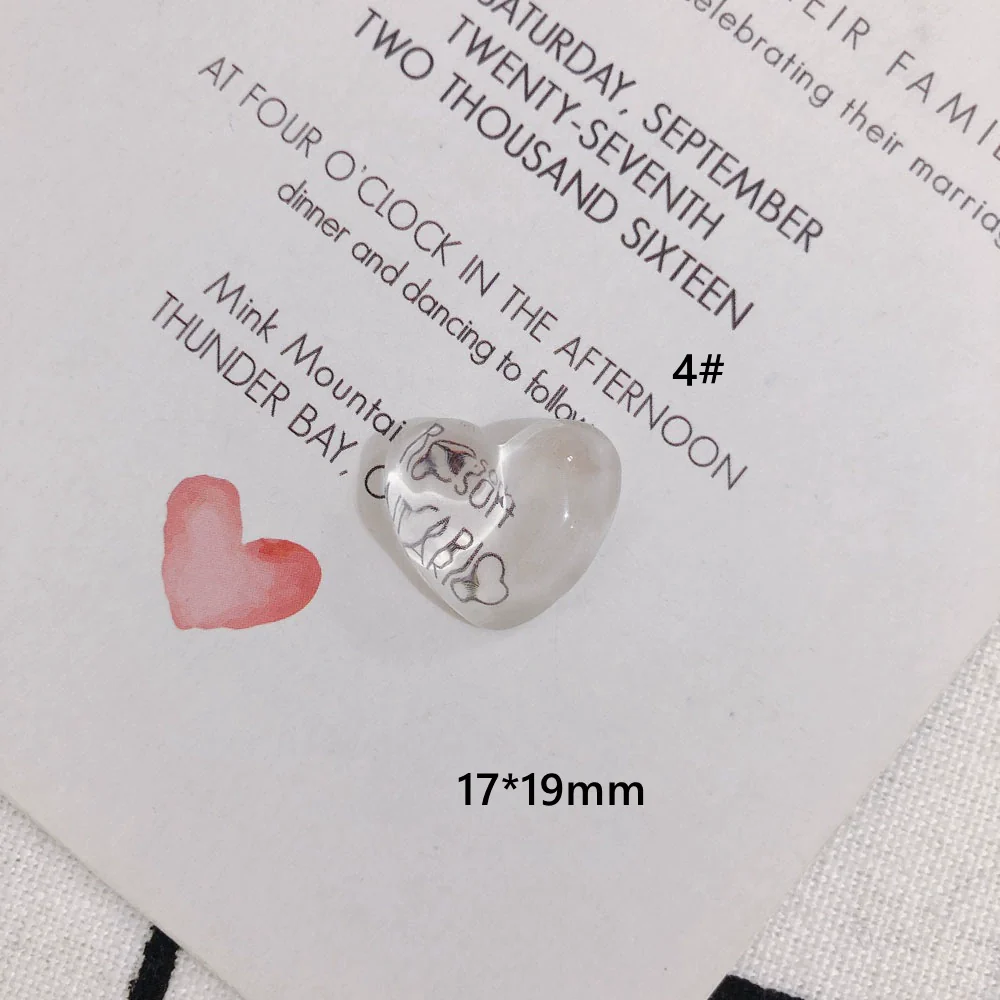Wholesale Jewelry Accessories Transparent Glass And Plastic Resin Irregular Shaped Environmental Protection Patch Material - Image 9