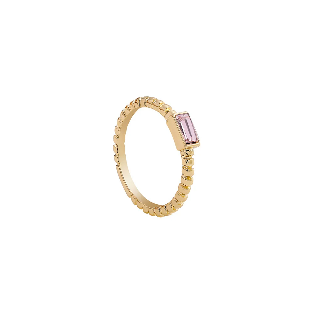 Wholesale Jewelry Alloy Geometric Diamond Twist Rope Ring For Women - Image 12