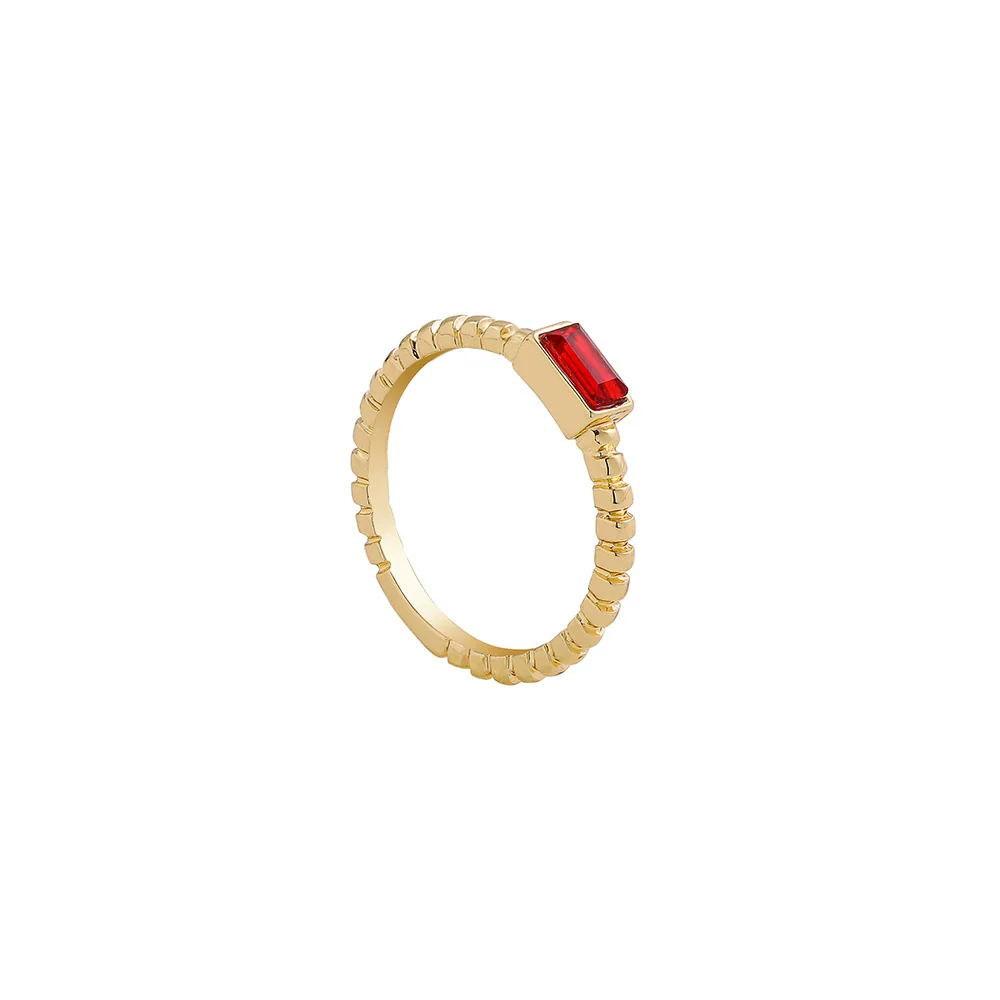 Wholesale Jewelry Alloy Geometric Diamond Twist Rope Ring For Women - Image 13