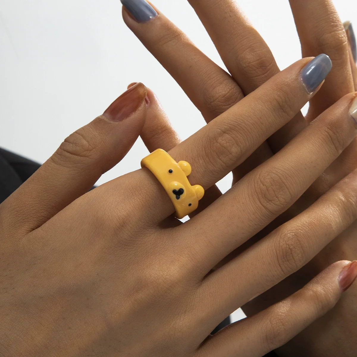 Wholesale Jewelry Animal Resin Ring Geometric Style Women's - Image 6