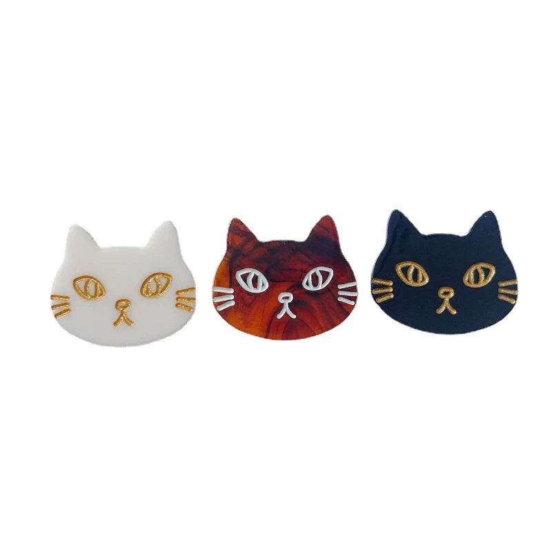 Wholesale Jewelry Base Accessories Plastic Resin Cat Fashion Trend Cute Style - Image 5