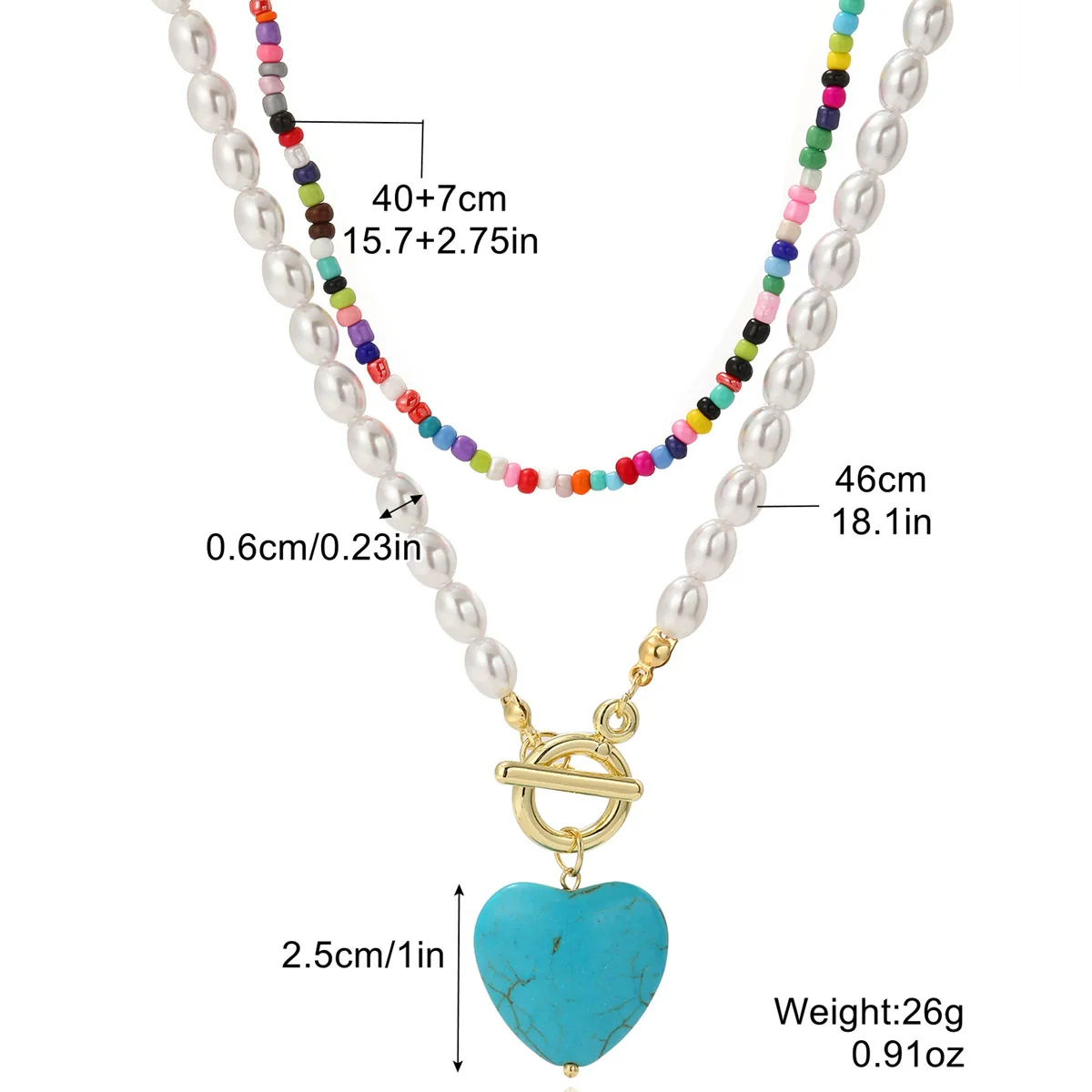 Wholesale Jewelry Copper Alloy Fivepointed Star Geometric Electroplating Multilayer Necklace For Women - Image 7