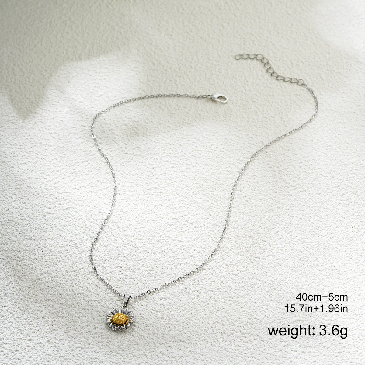 Wholesale Jewelry Copper Flower Pendant Bamboo Chain Electroplating Women's Necklace - Image 7