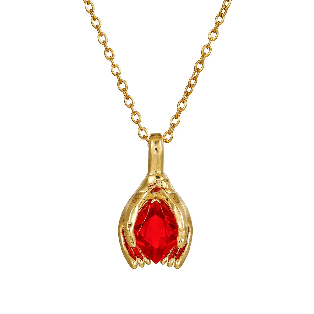 Wholesale Jewelry Copper Handmade Geometric Pendant Necklace For Women - Image 11