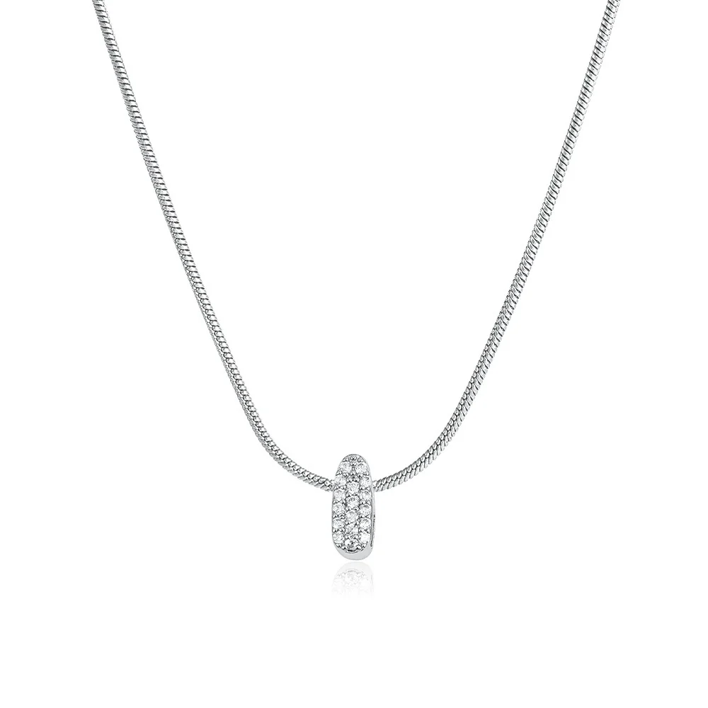 Wholesale Jewelry Copper Inlaid Zircon Letter Pendant Necklace Light Luxury Style - Image 21