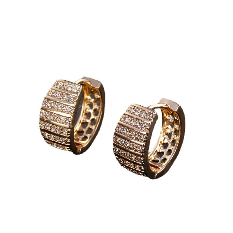Wholesale Jewelry Exaggerated Metal Retro Creative Geometric Electroplated Women's Earrings Ear Clip - Image 5