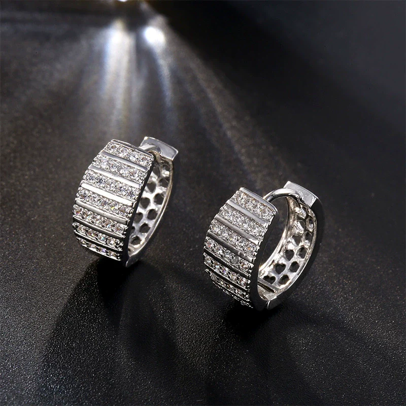 Wholesale Jewelry Exaggerated Metal Retro Creative Geometric Electroplated Women's Earrings Ear Clip - Image 8