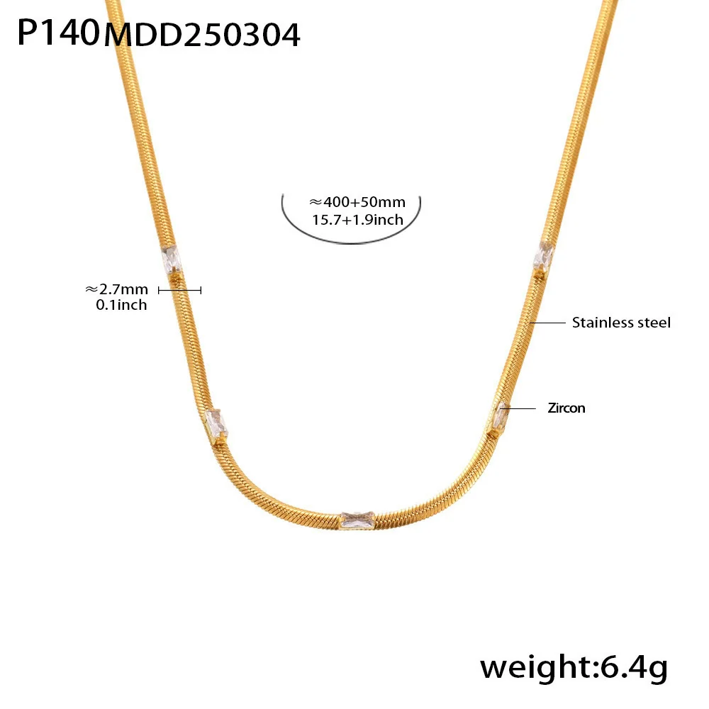 Wholesale Jewelry Ferris Wheel Devil's Eye Zircon Titanium Steel 18K Gold Plated Necklace Ring For Women - Image 6