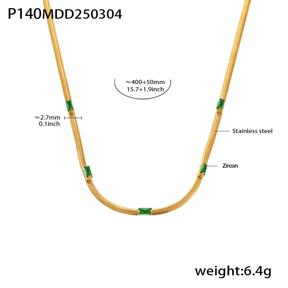 Wholesale Jewelry Ferris Wheel Devil's Eye Zircon Titanium Steel 18K Gold Plated Necklace Ring For Women - Image 7