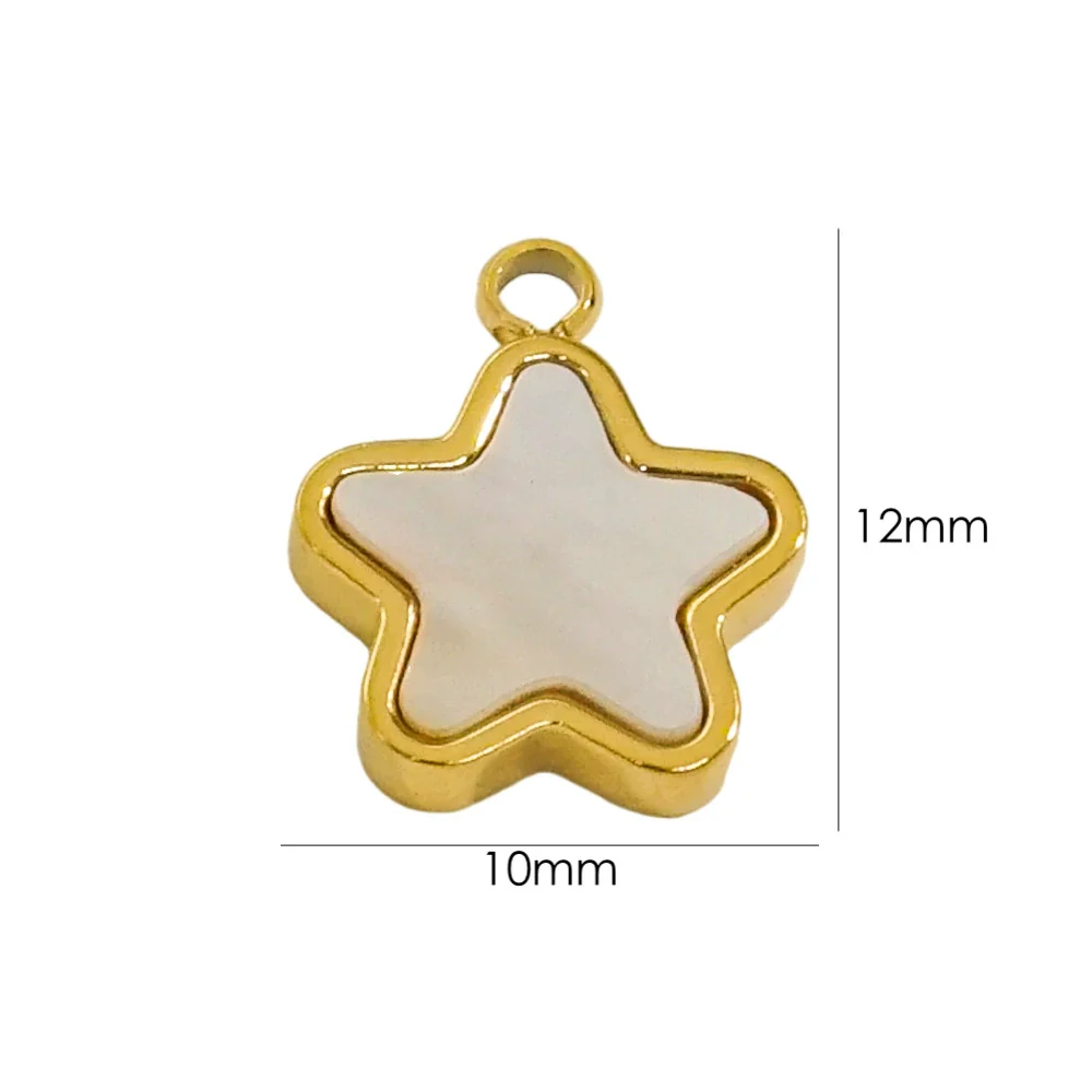 Wholesale Jewelry Freshwater Shell Inlay Stainless Steel Light Luxury Pendant - Image 13