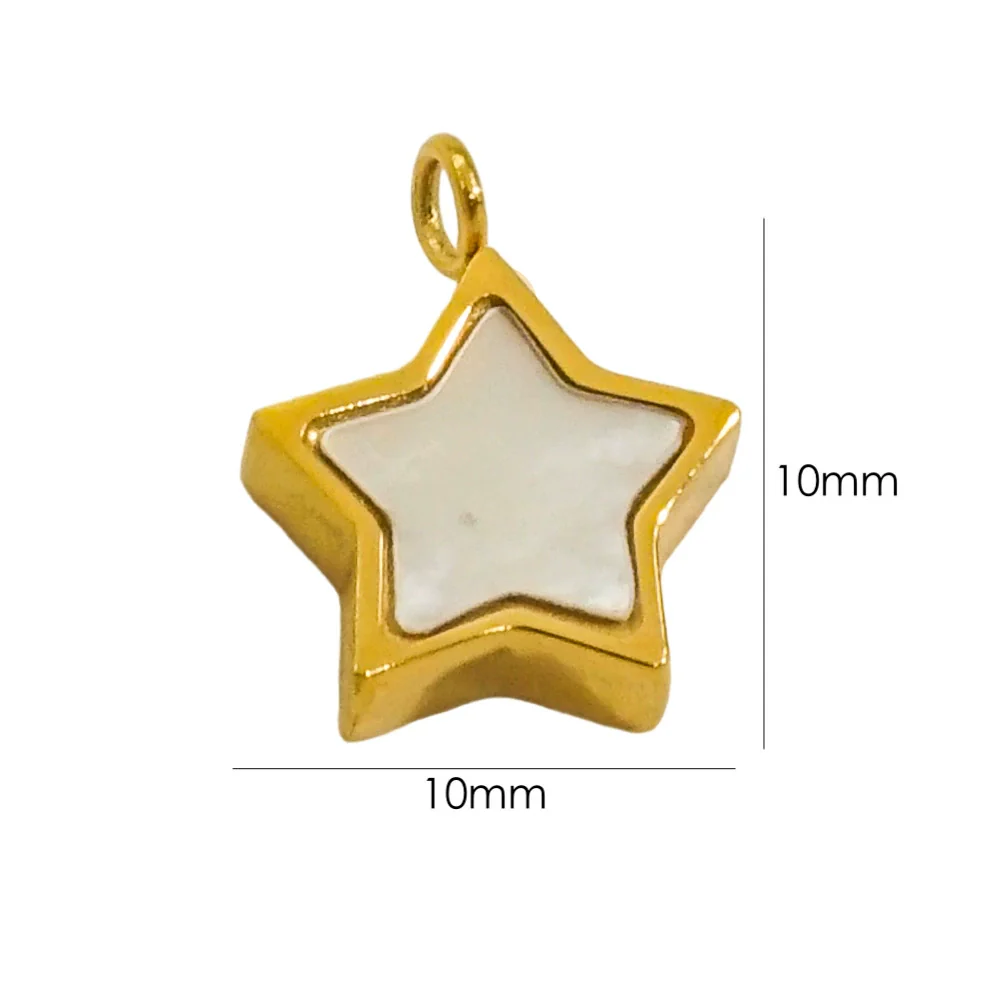 Wholesale Jewelry Freshwater Shell Inlay Stainless Steel Light Luxury Pendant - Image 14