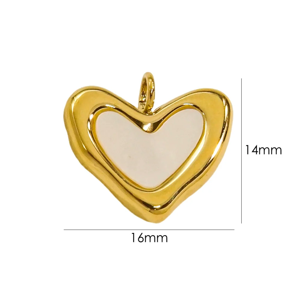 Wholesale Jewelry Freshwater Shell Inlay Stainless Steel Light Luxury Pendant - Image 19
